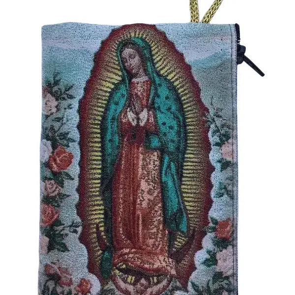Our Lady of Guadalupe MD Rosary Pouch   4" x 6"
