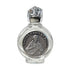 Holy Water Bottle- Sacred Heart of Jesus w/ Rose Top 2.5"   