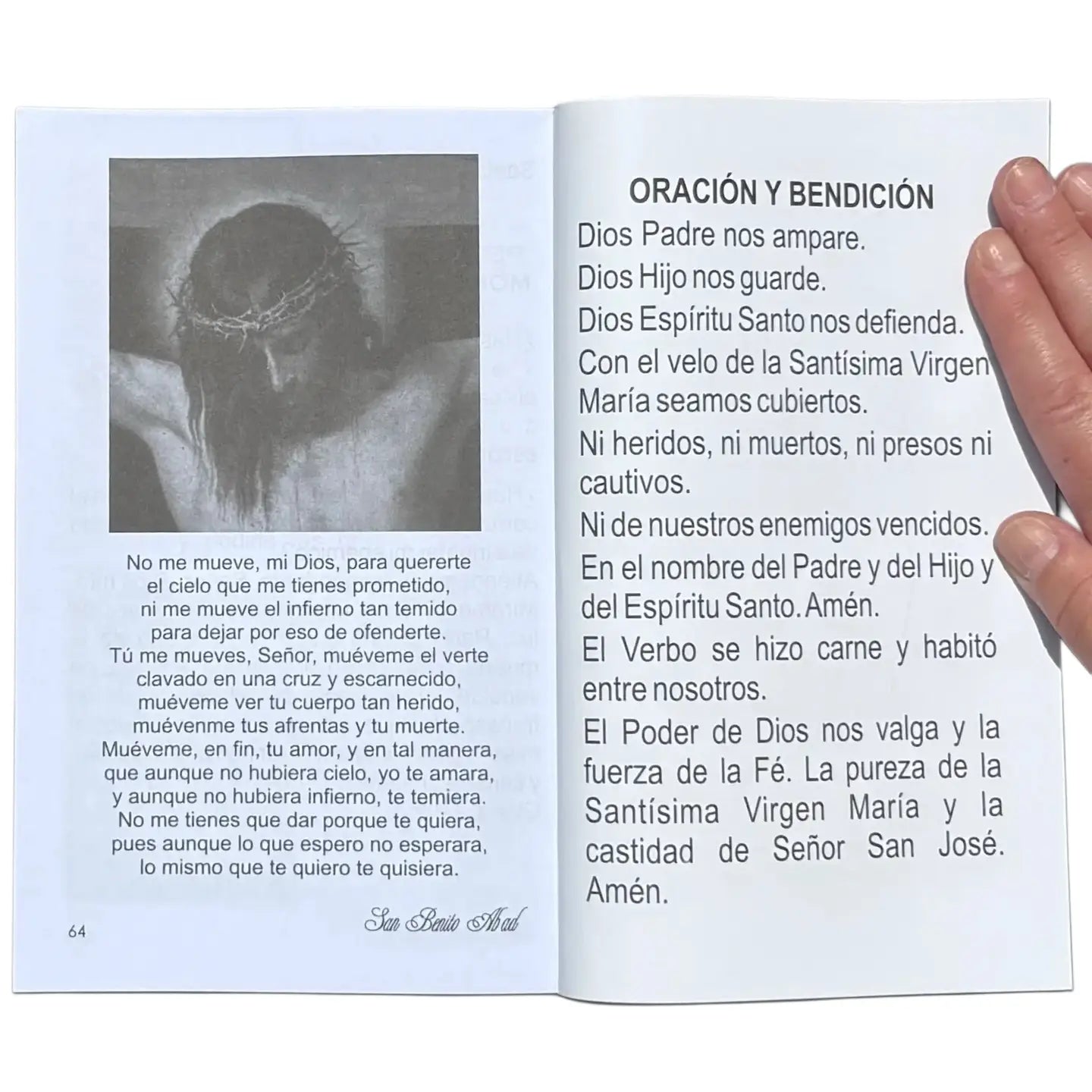 Devocionario a San Benito Abad Softcover Book 