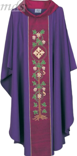 Tree of Life - Hand Embroidered Chasuble 2