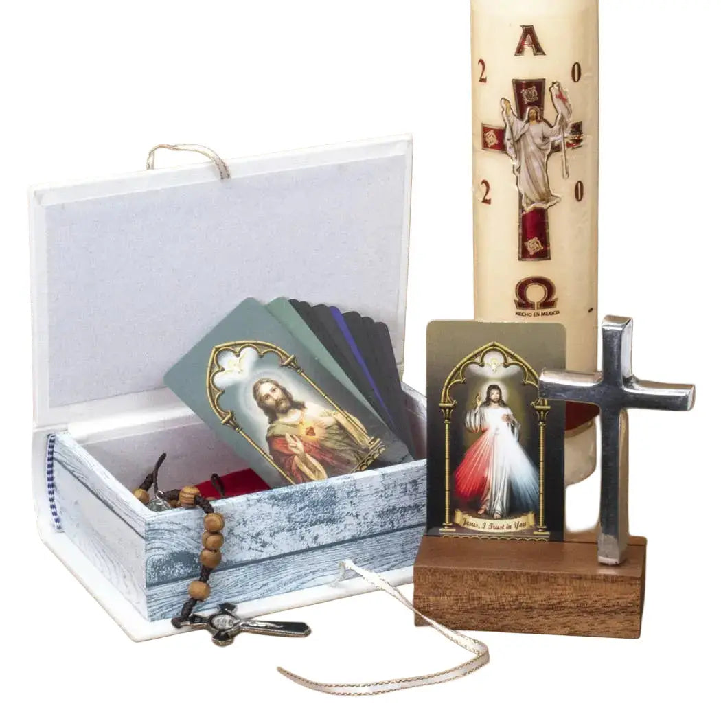 Portable Altar "Crux Fidelis" - WHITE     6.25"