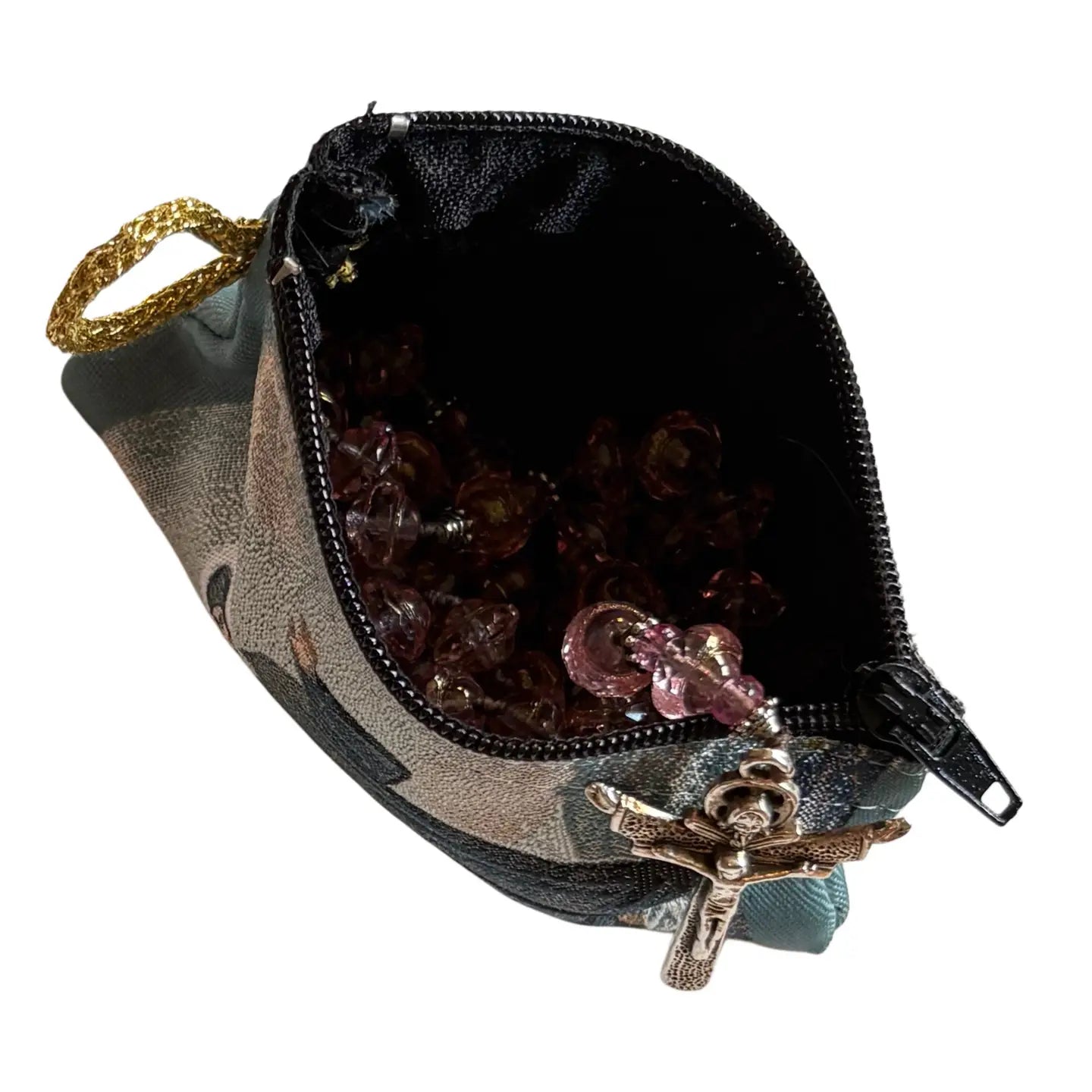St. Charbel SM Rosary Pouch    3″ x 4″
