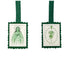 Scapular (Frontal)- Immaculate Heart of Mary GREEN 1.5”