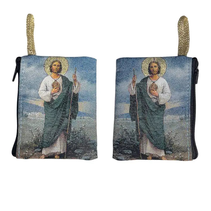 St. Jude SM Rosary Pouch    3″ x 4″