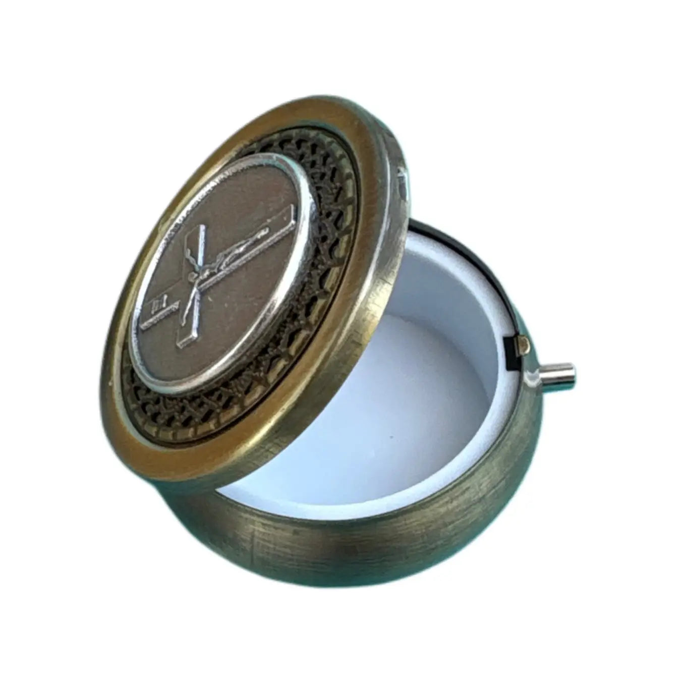 Jesus on The Cross Token Pyx    2"