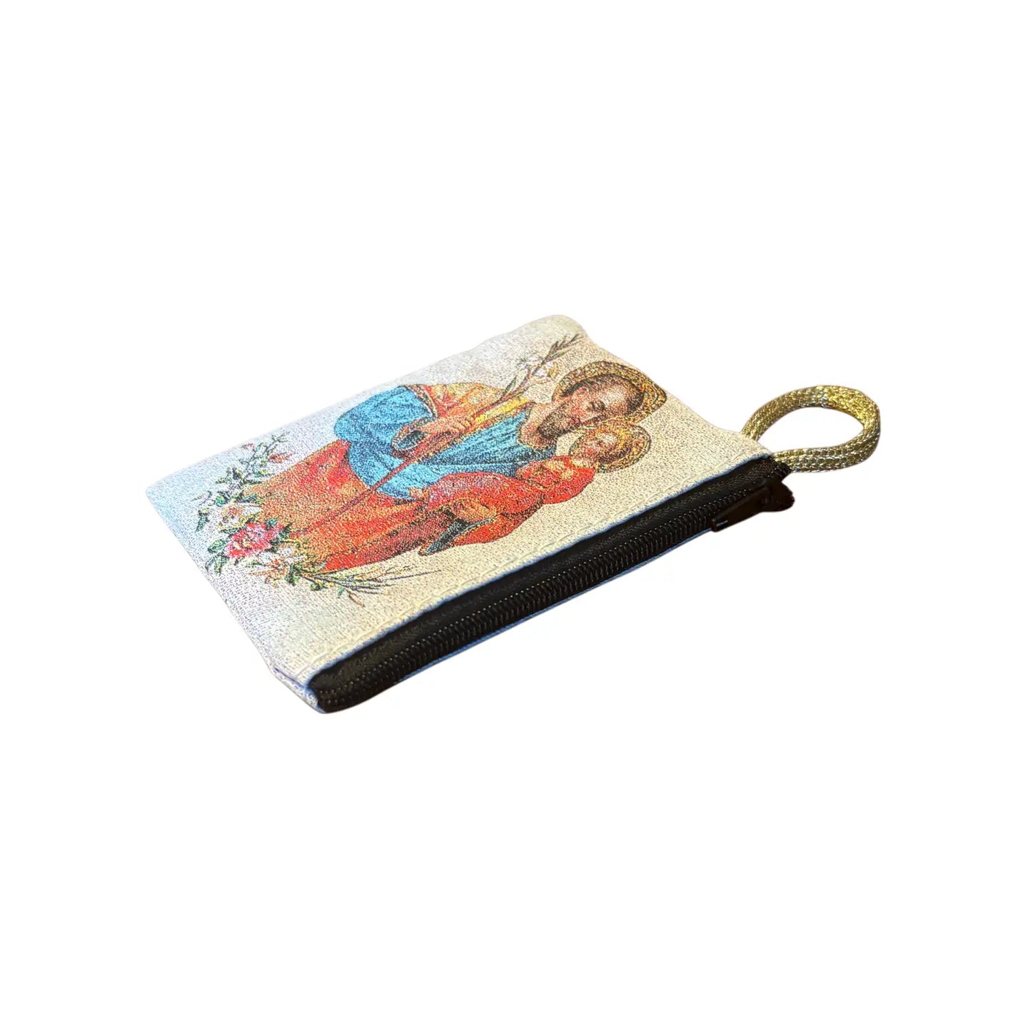 Rosary Pouch - St. Joseph 3″ x 4″