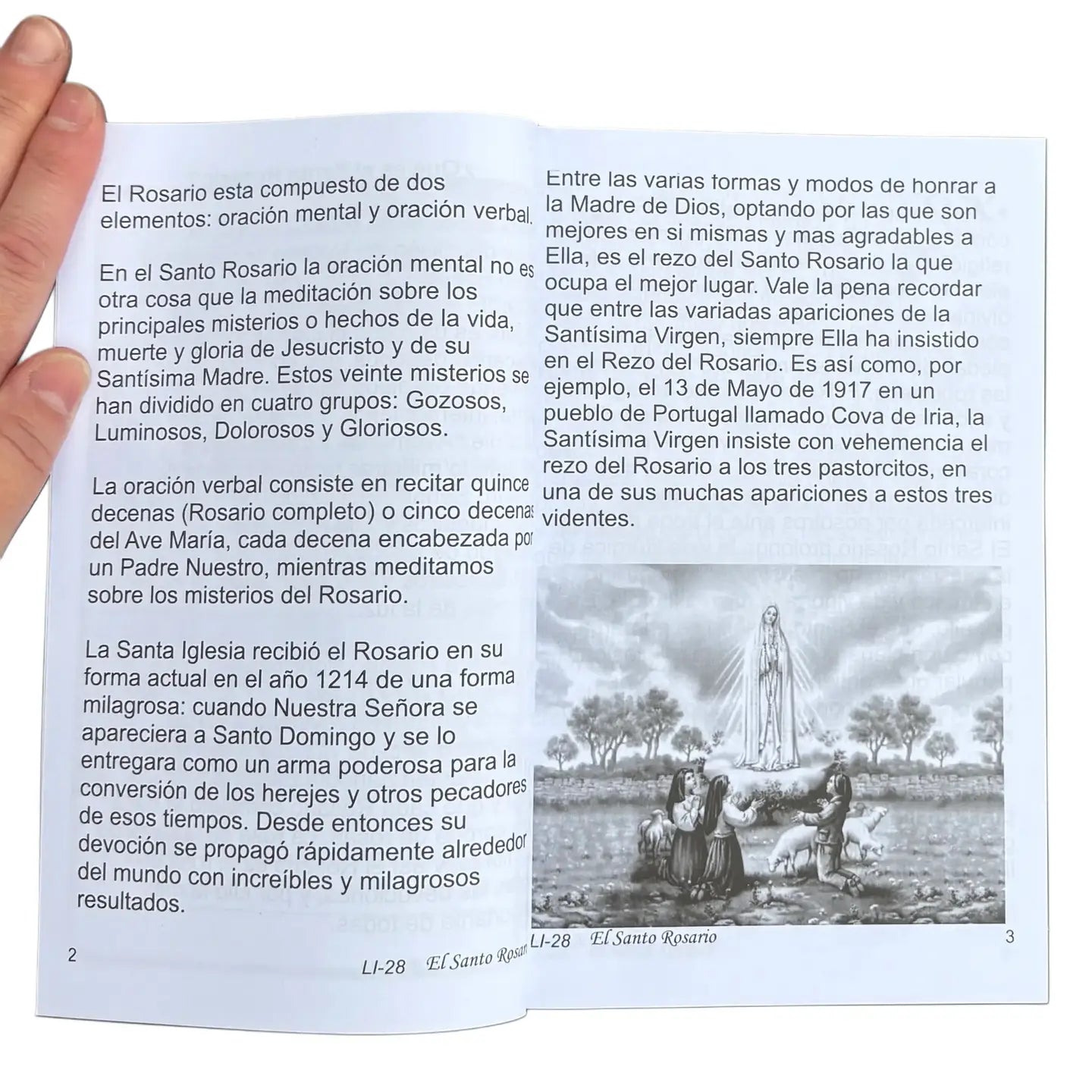 El Santo Rosario Softcover Book