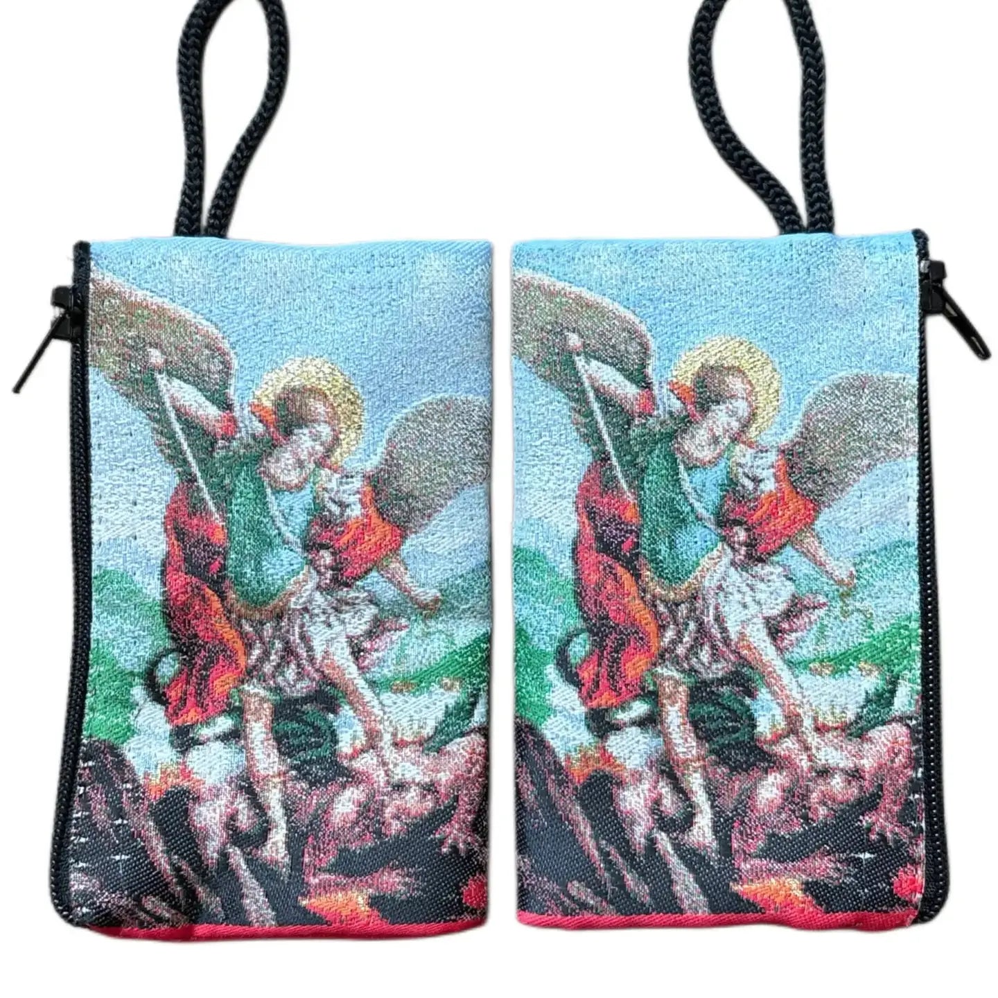 St. Michael SM Rosary Pouch    3″ x 4″