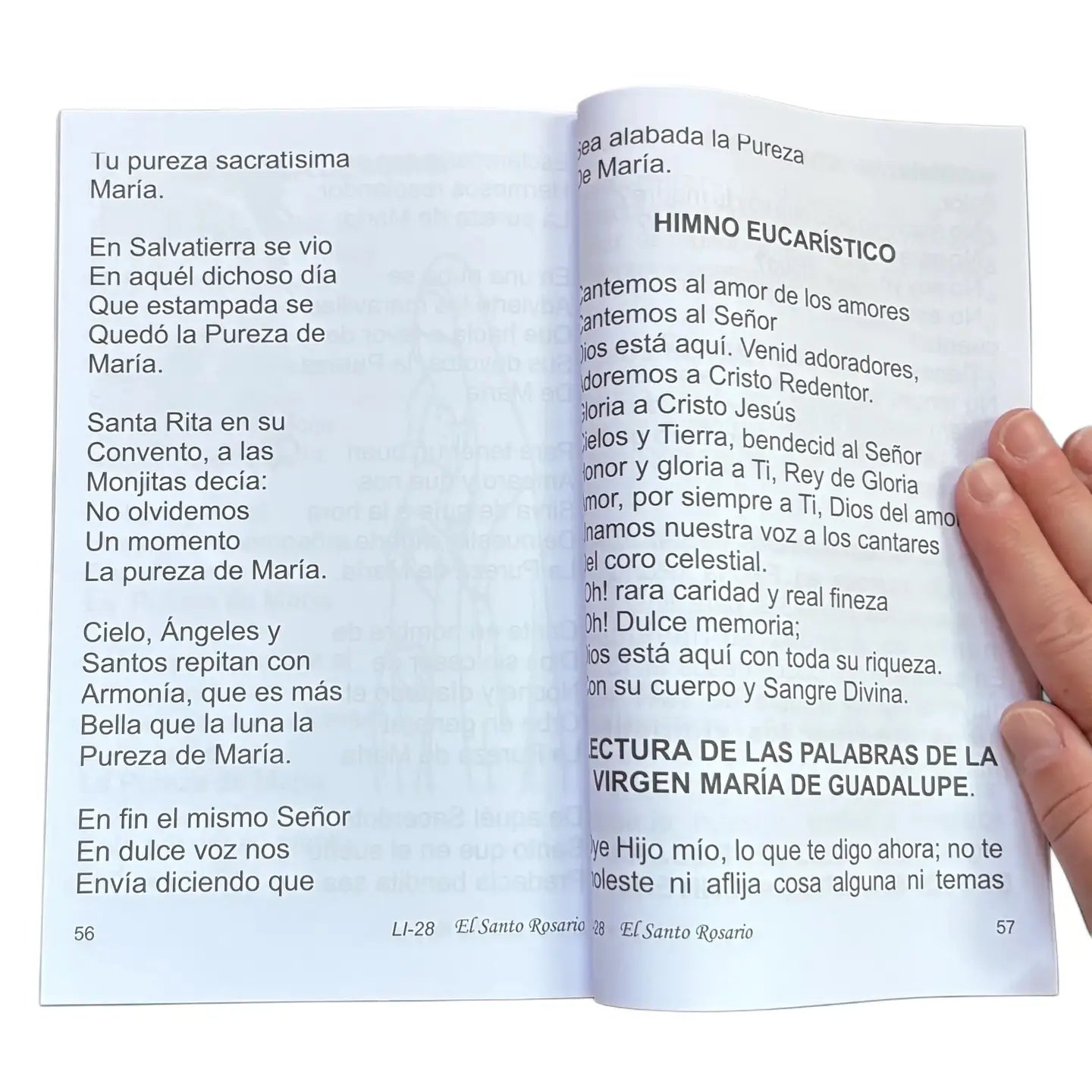 El Santo Rosario Softcover Book