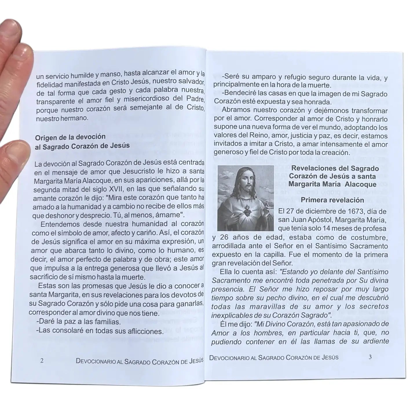 Devocion al Sagrado Corazon de Jesus Softcover Book
