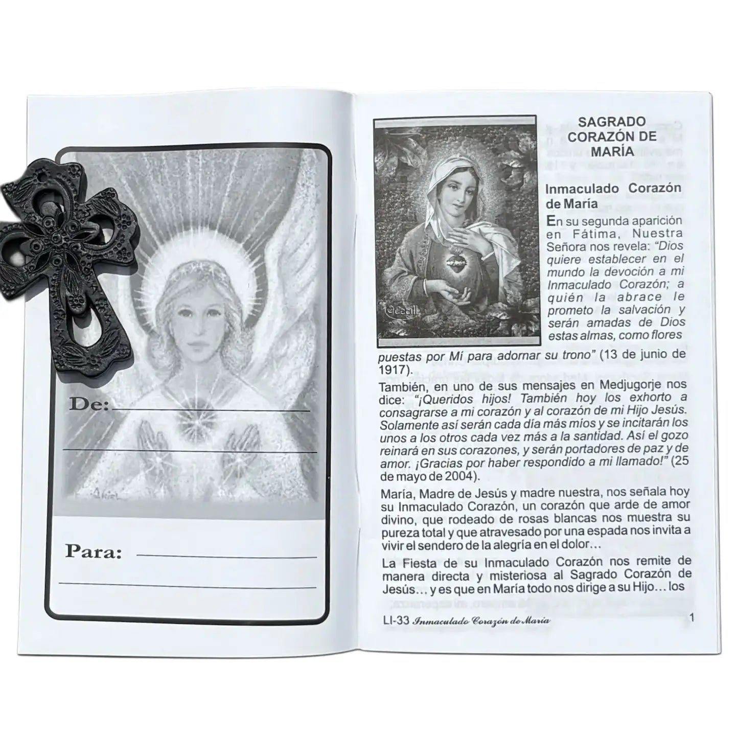 Devocion al Inmaculado Corazòn de Maria Softcover Book 