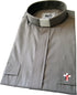 7400 Grey Short Sleeve Tab Deacon Shirt