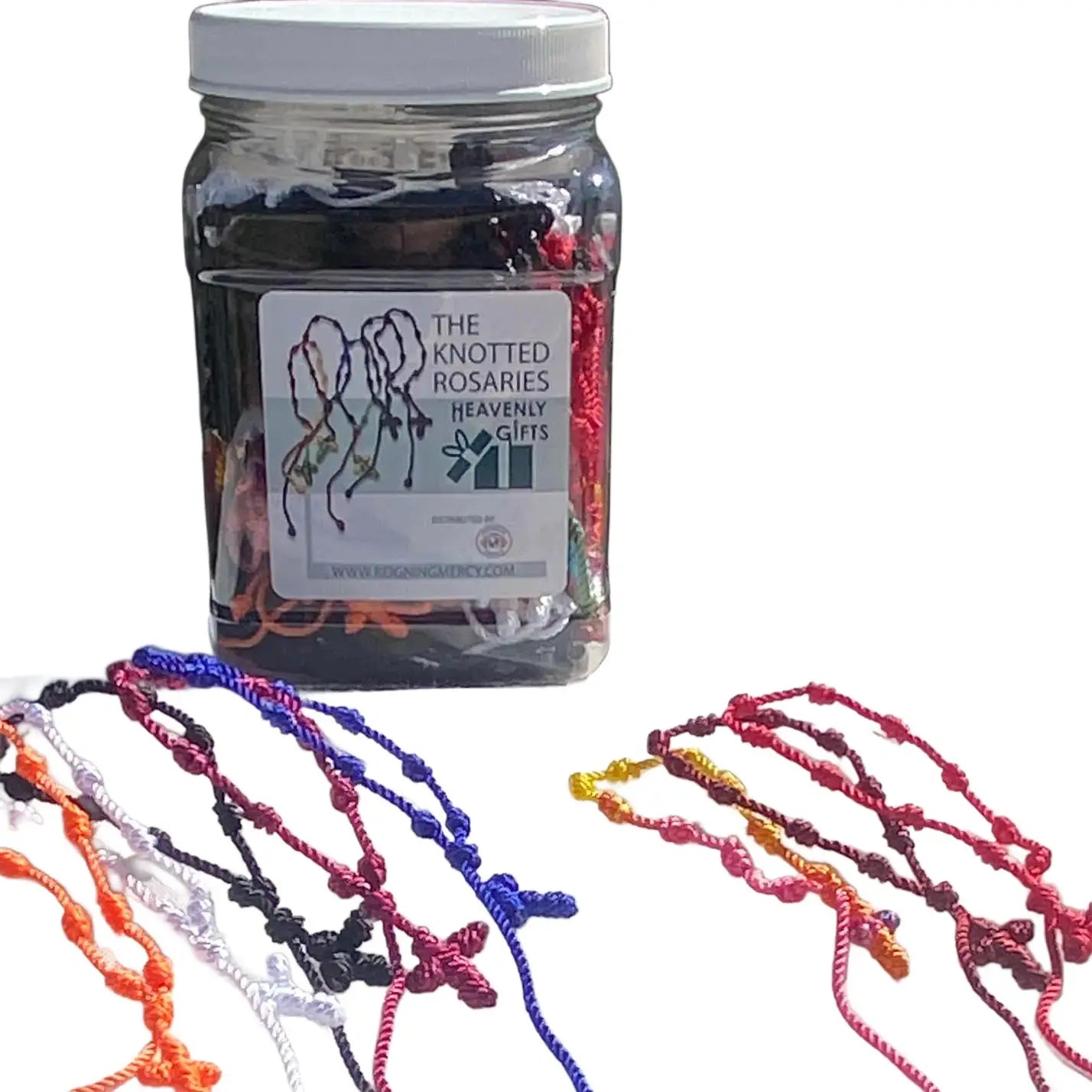 The Knotted Rosaries Bracelet Display 120 pcs