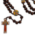 Our Lady of Guadalupe LRG Wooden Rosary   18"