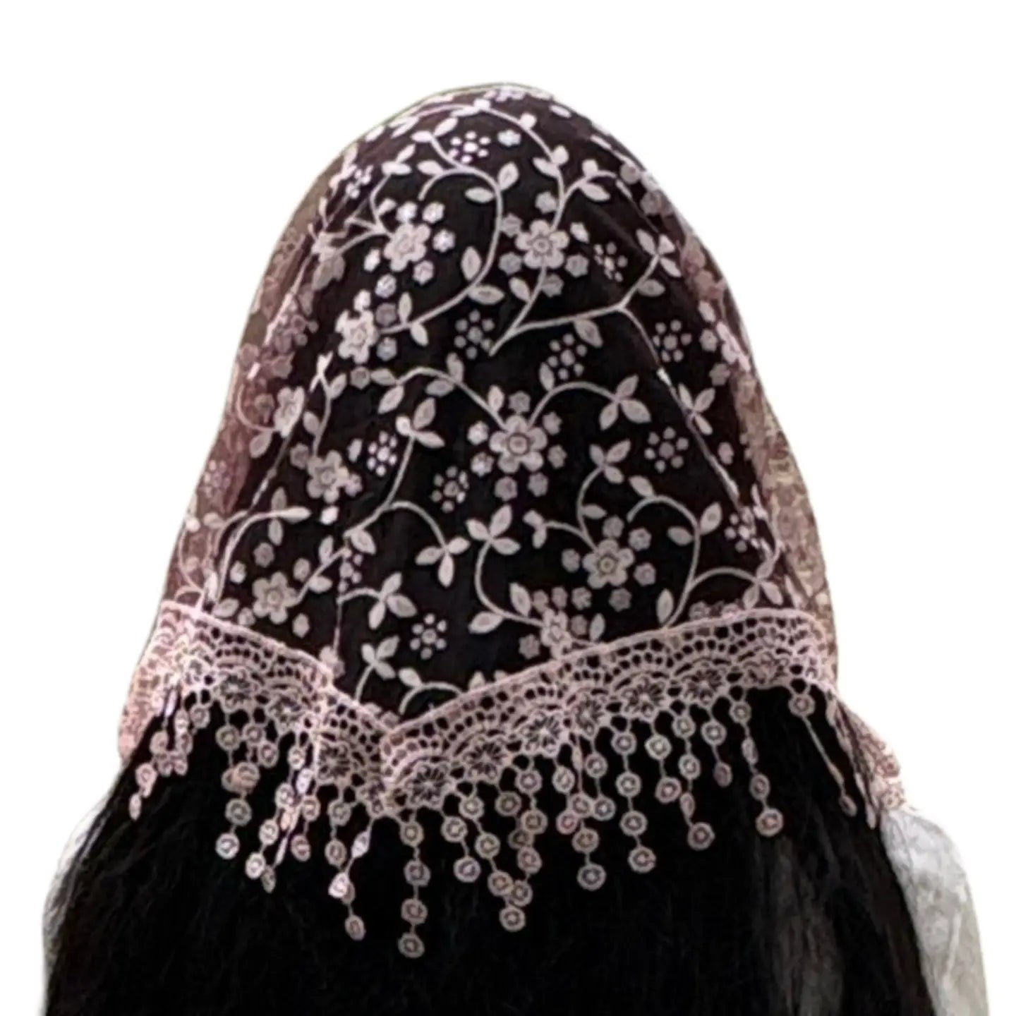 Veil ~ Cherry Blossom - BURGUNDY 