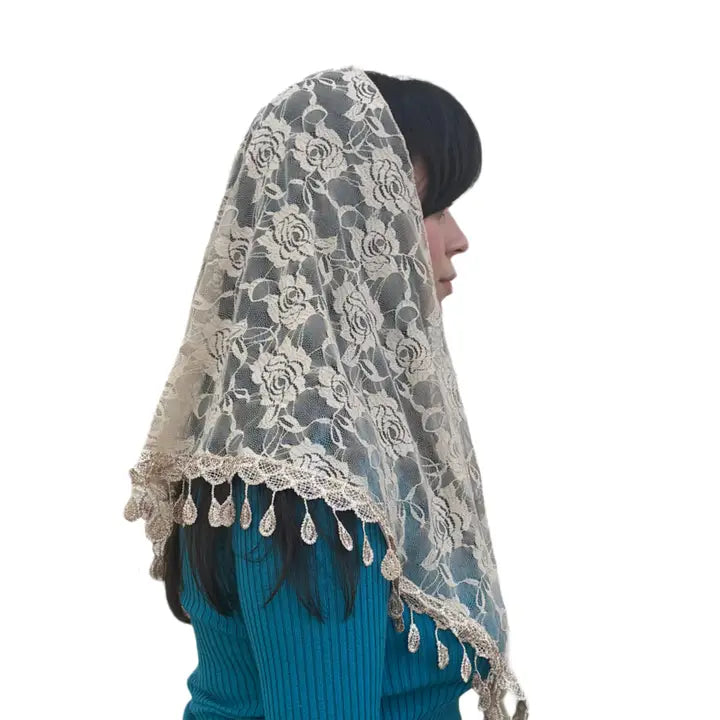Veil ~ St. Claire of Assisi - BEIGE