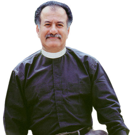 8000 Long Sleeve Black NB Clergy Shirt