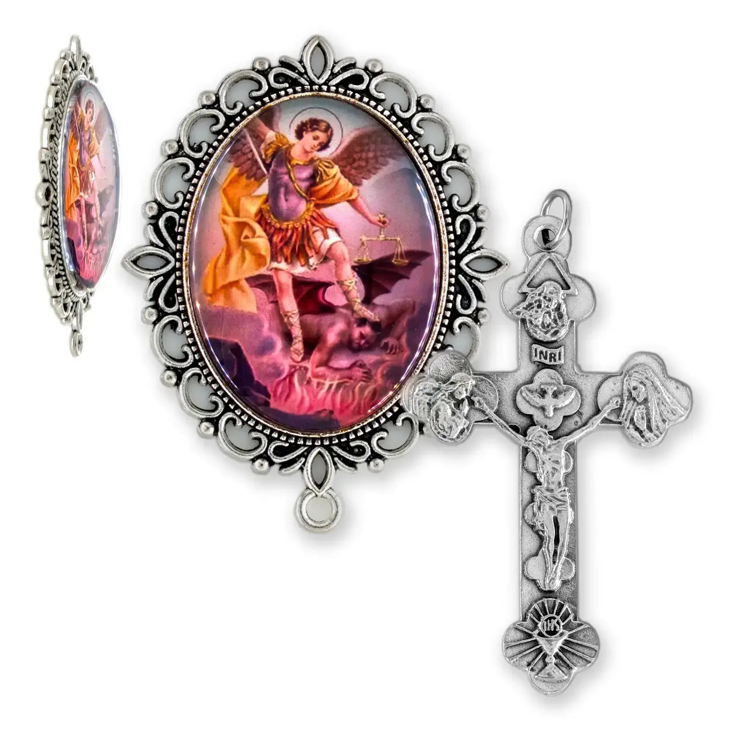 Rosary Center Sets XL - Lot of 16 (2.5" Crucifix)