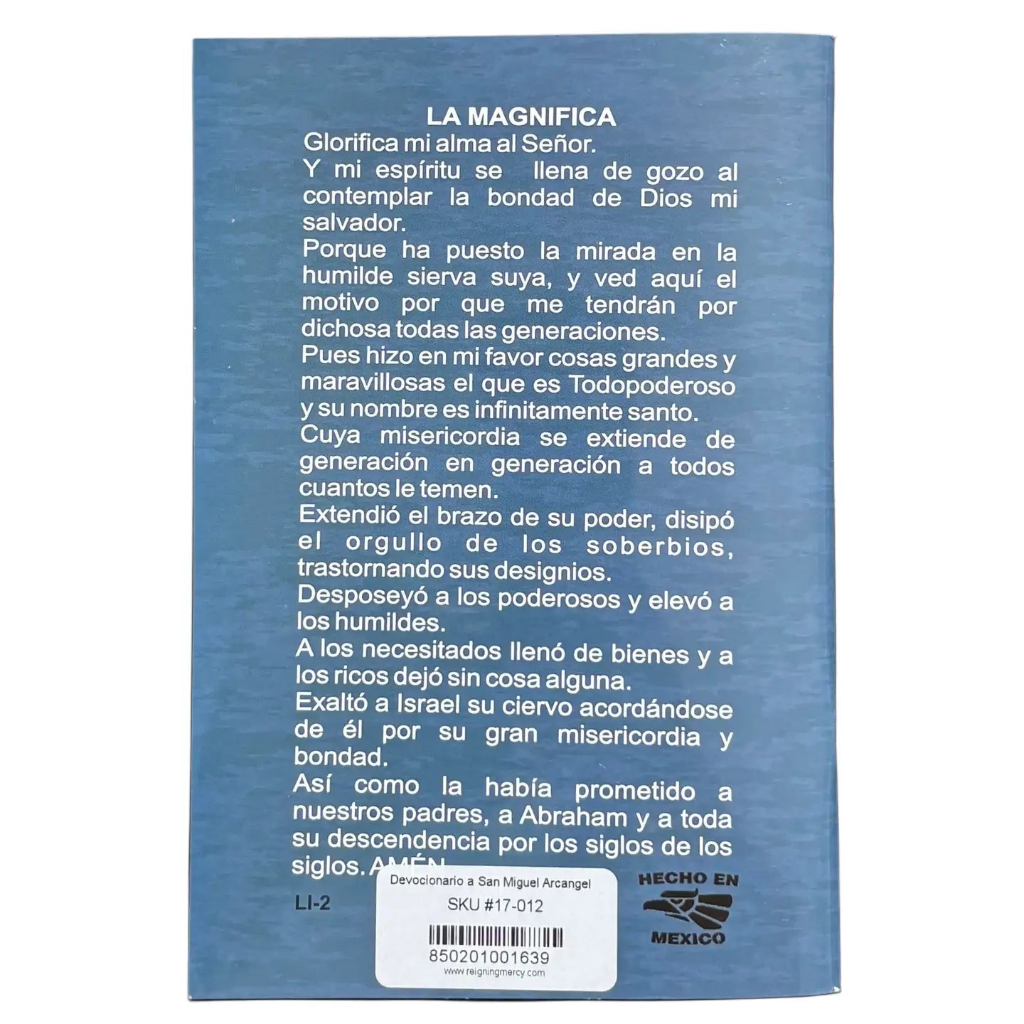 Devocionario a San Miguel Arcangel Softcover Book