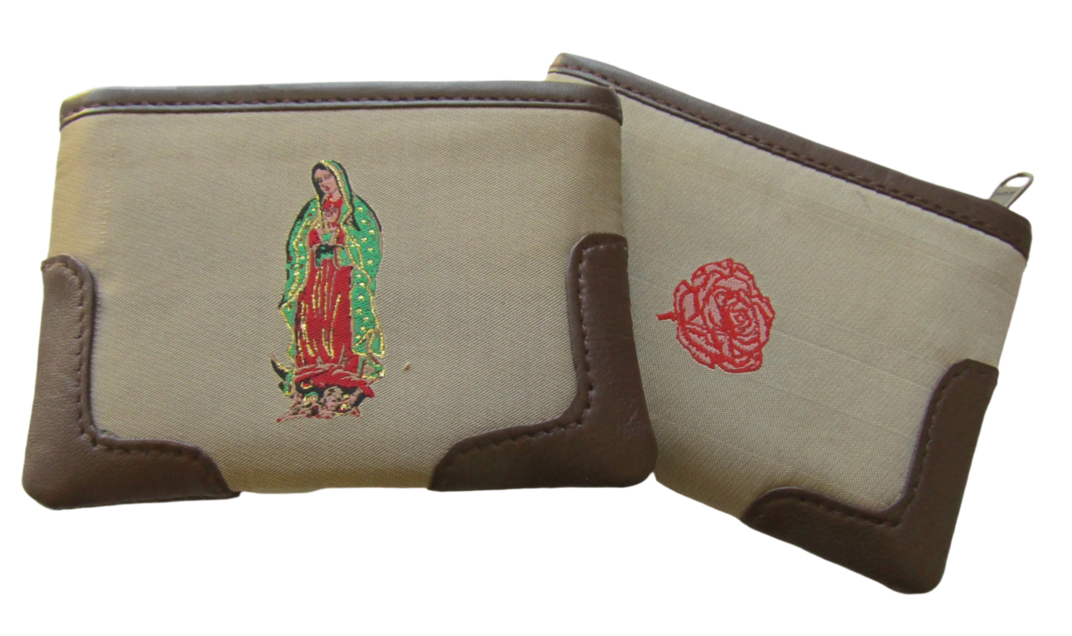 Guadalupe & Rose Tapestry Leather Zipper Pouch
