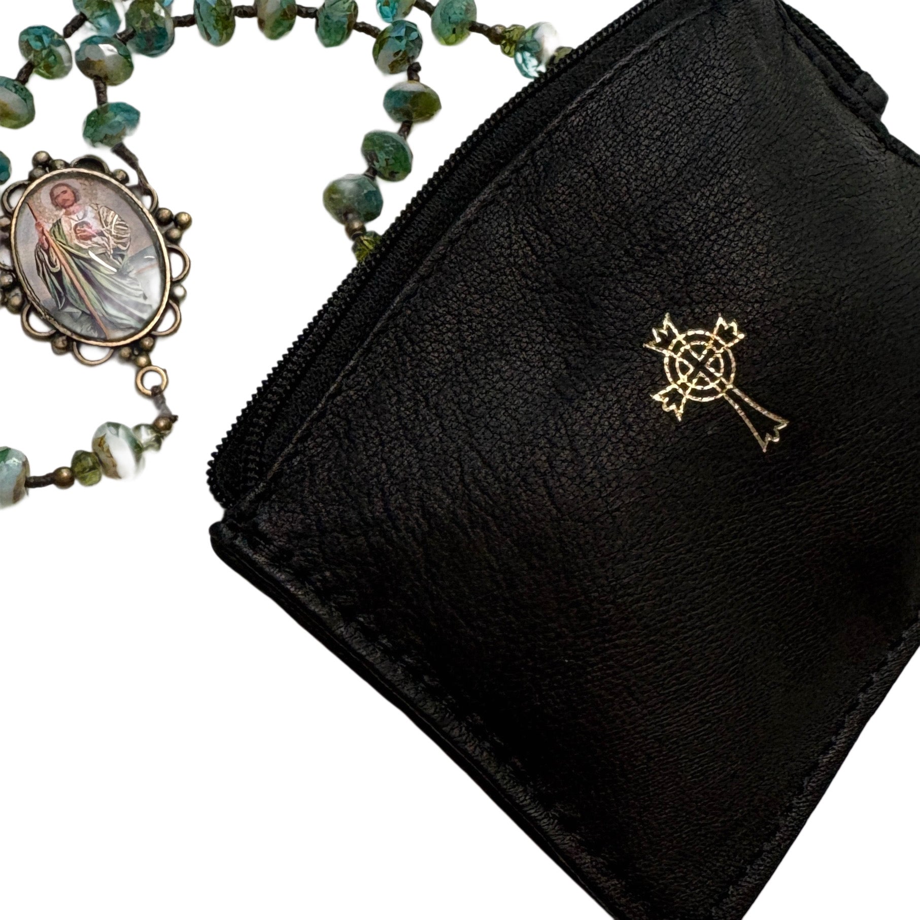 Leather Rosary Pouch (9501)