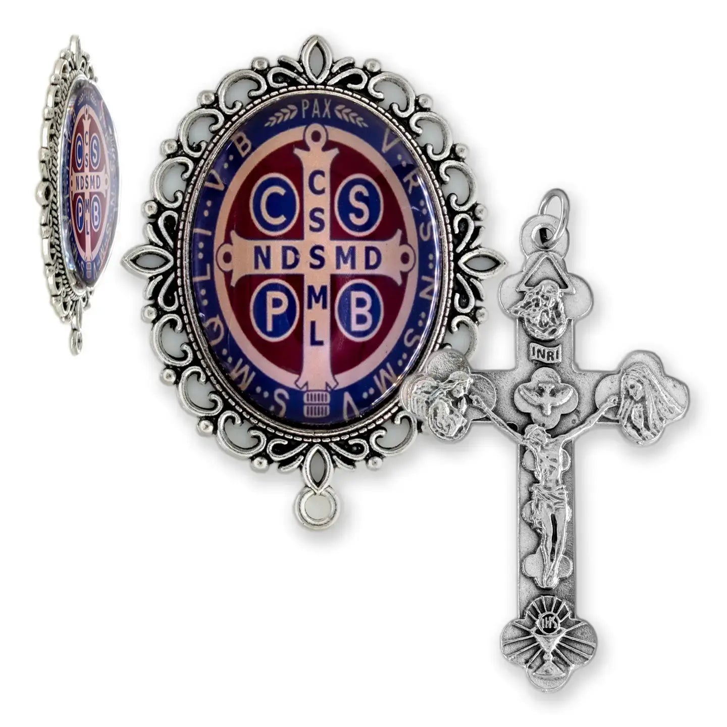Rosary Center Sets XL - Lot of 16 (2.5" Crucifix)