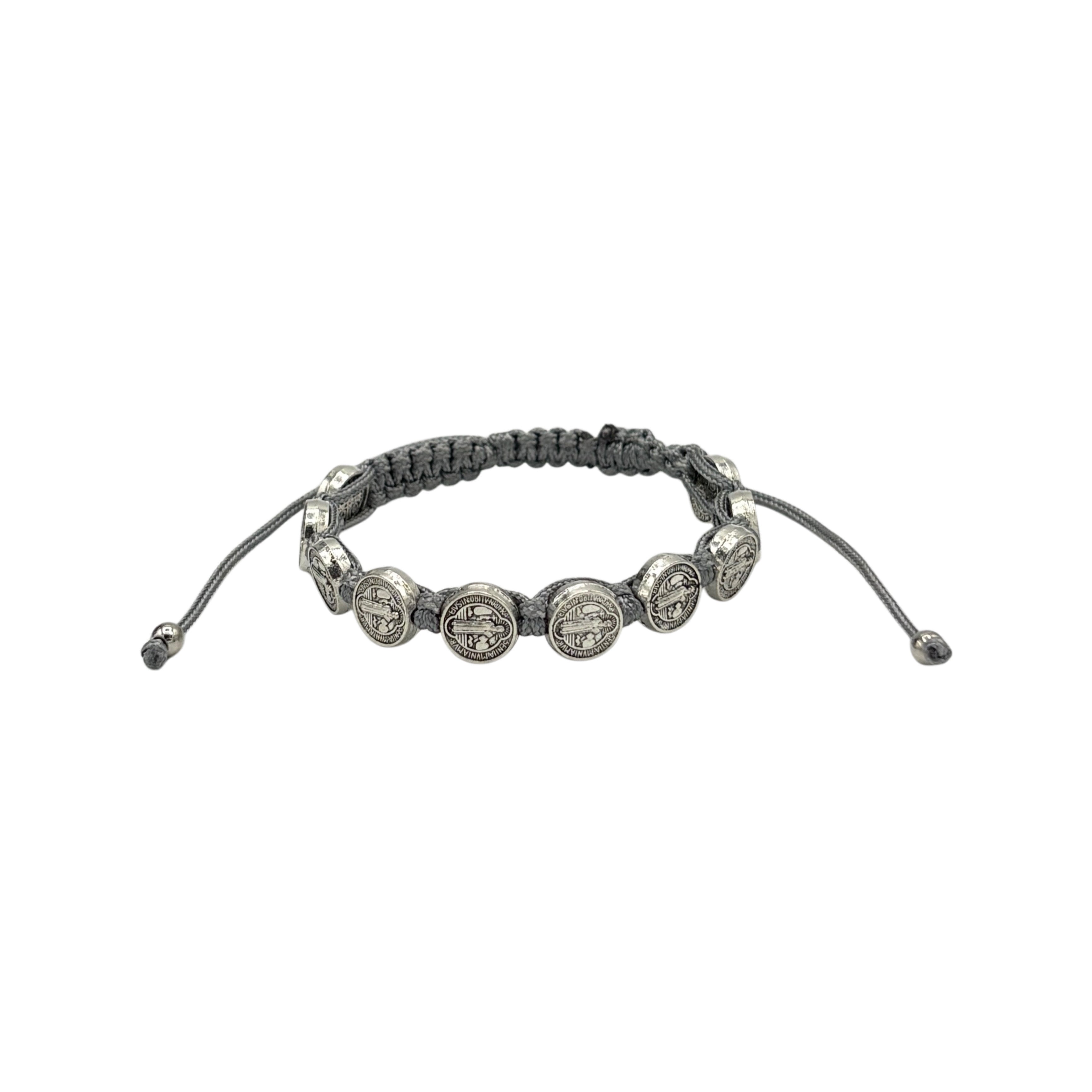 St. Benedict Cord Bracelet *NEW COLORS*    7"