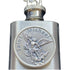 Saint Michael Token Holy Water Flask SS w/ Keychain   1 oz