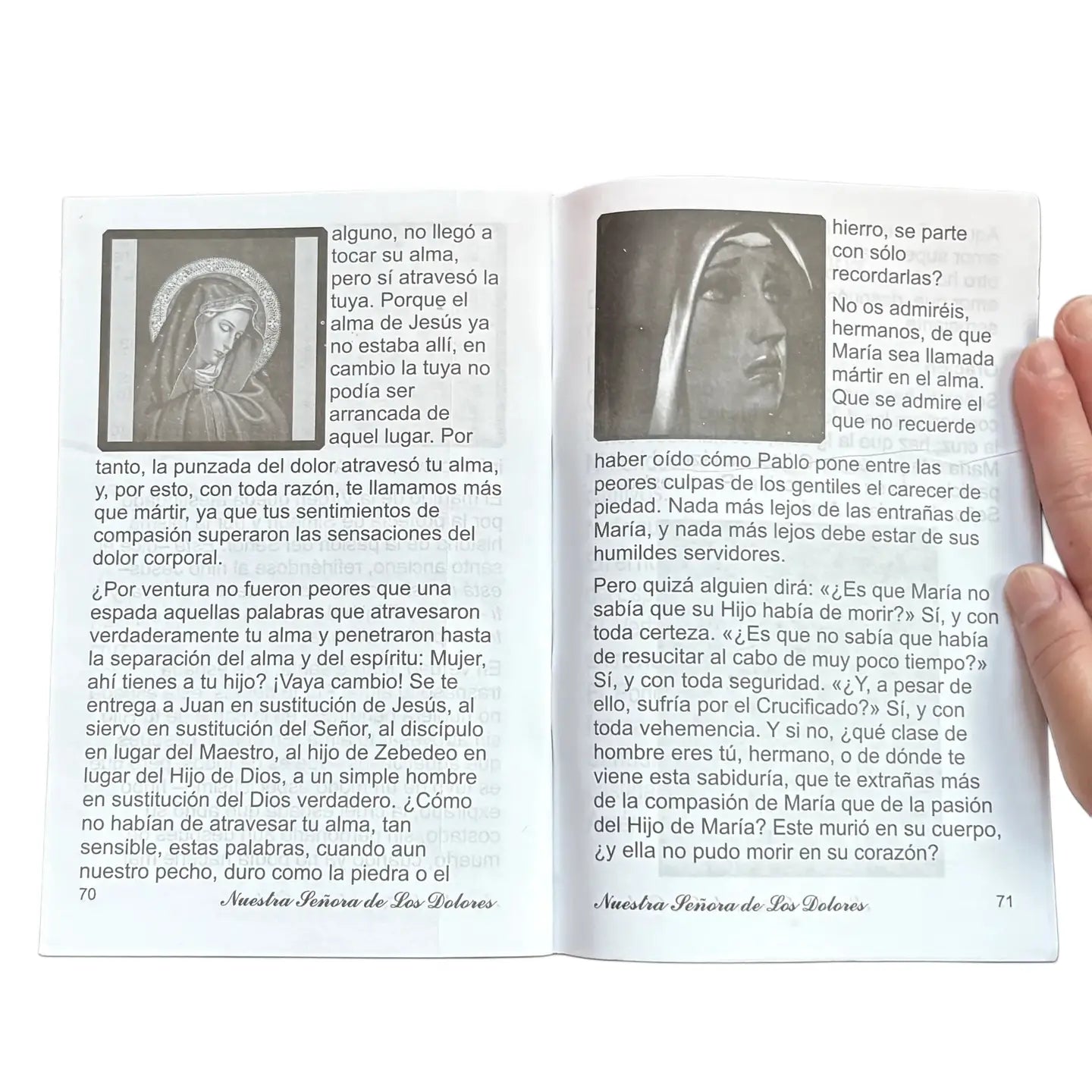 Devocionario a Nuestra Señora de Los Dolores Softcover Book