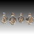 OLOG Holy Water Bottle w/Rose Top  2.5"