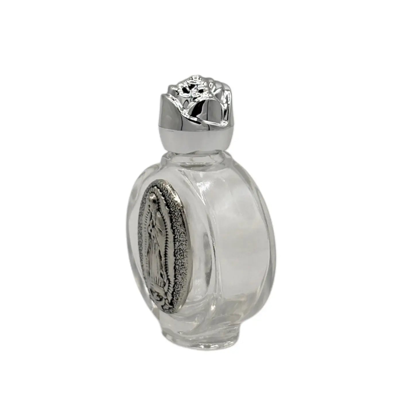 Holy Water Bottle - OLOG w/ Rose Top    2.5"