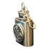 Saint Michael Token Holy Water Flask SS w/ Keychain   1 oz