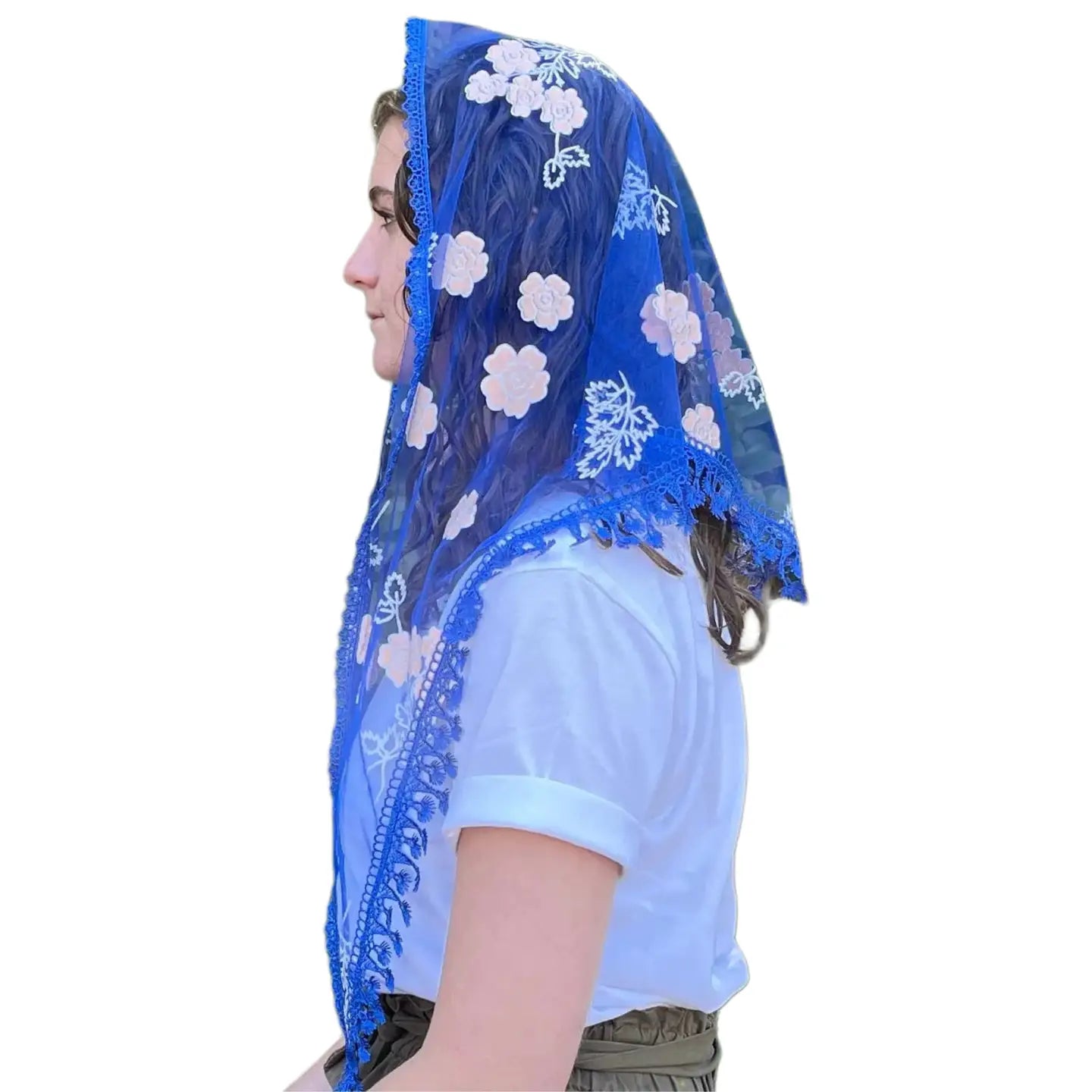 Mystic Rose Veil - BLUE