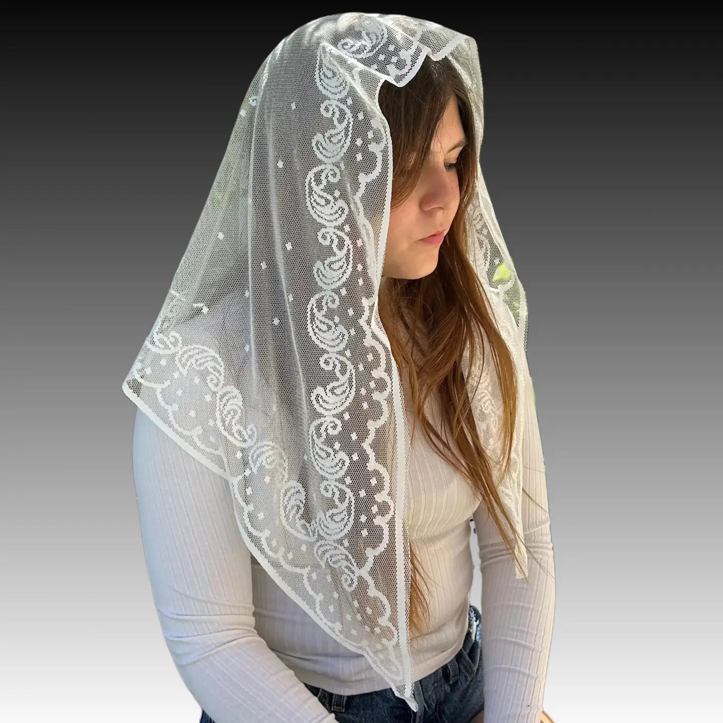 Jerusalem Veil - WHITE