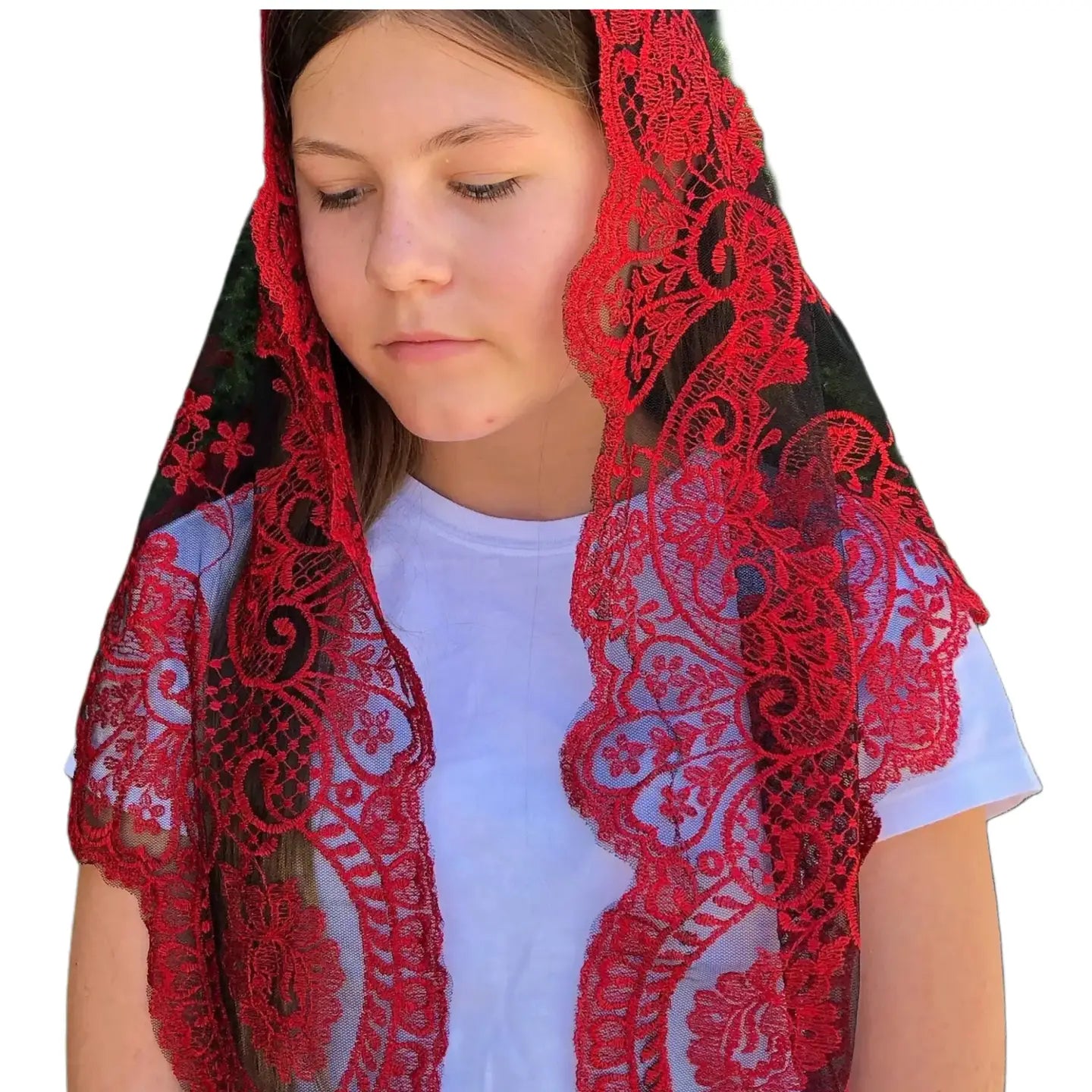 St. Catalina Thomas Veil - RED
