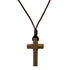 Crucifix Necklace Cylindrical   2.25”