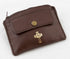 2-Pocket Leather Rosary and Coin Pouch