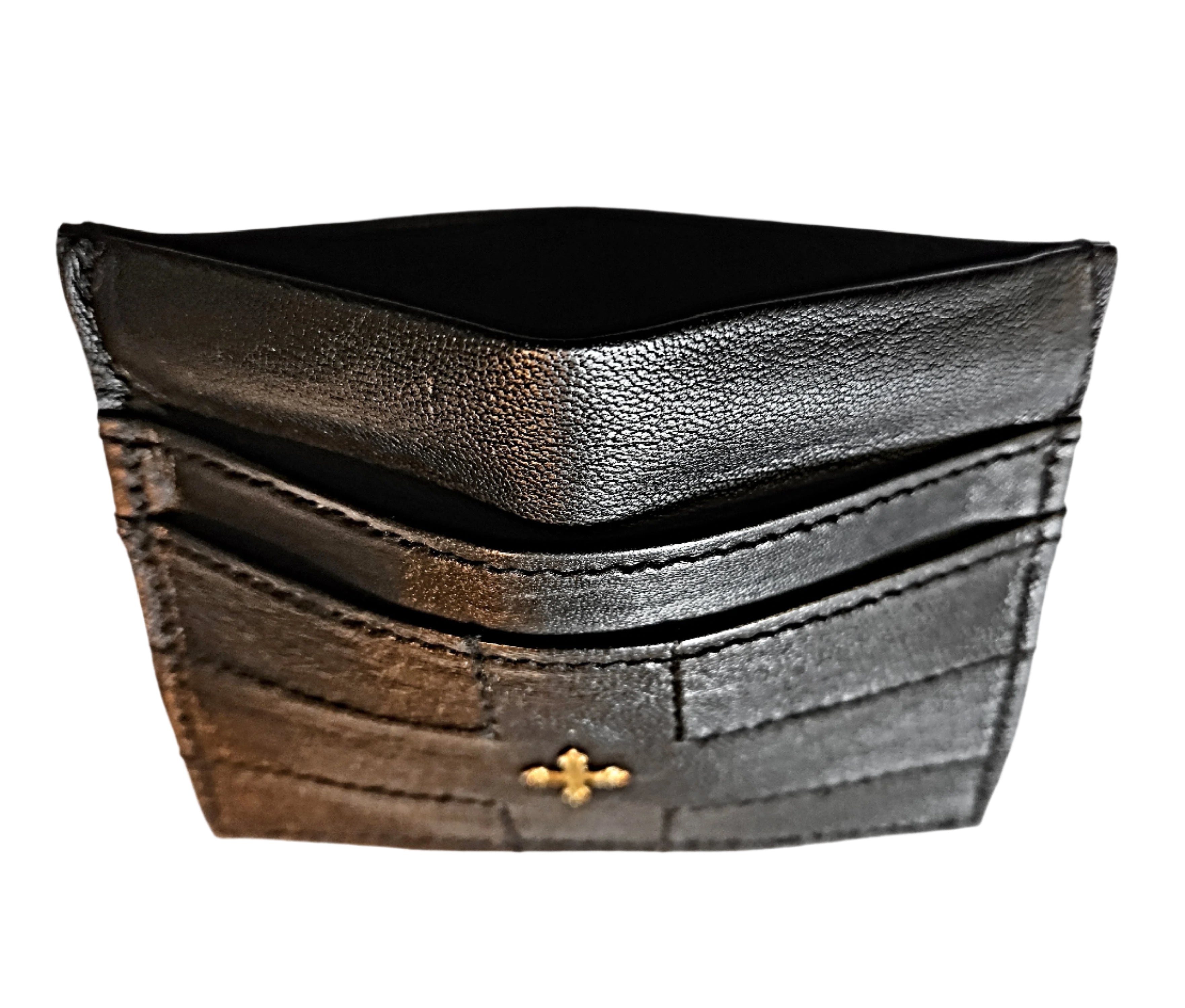 Leather Christian Card/Coin Wallet
