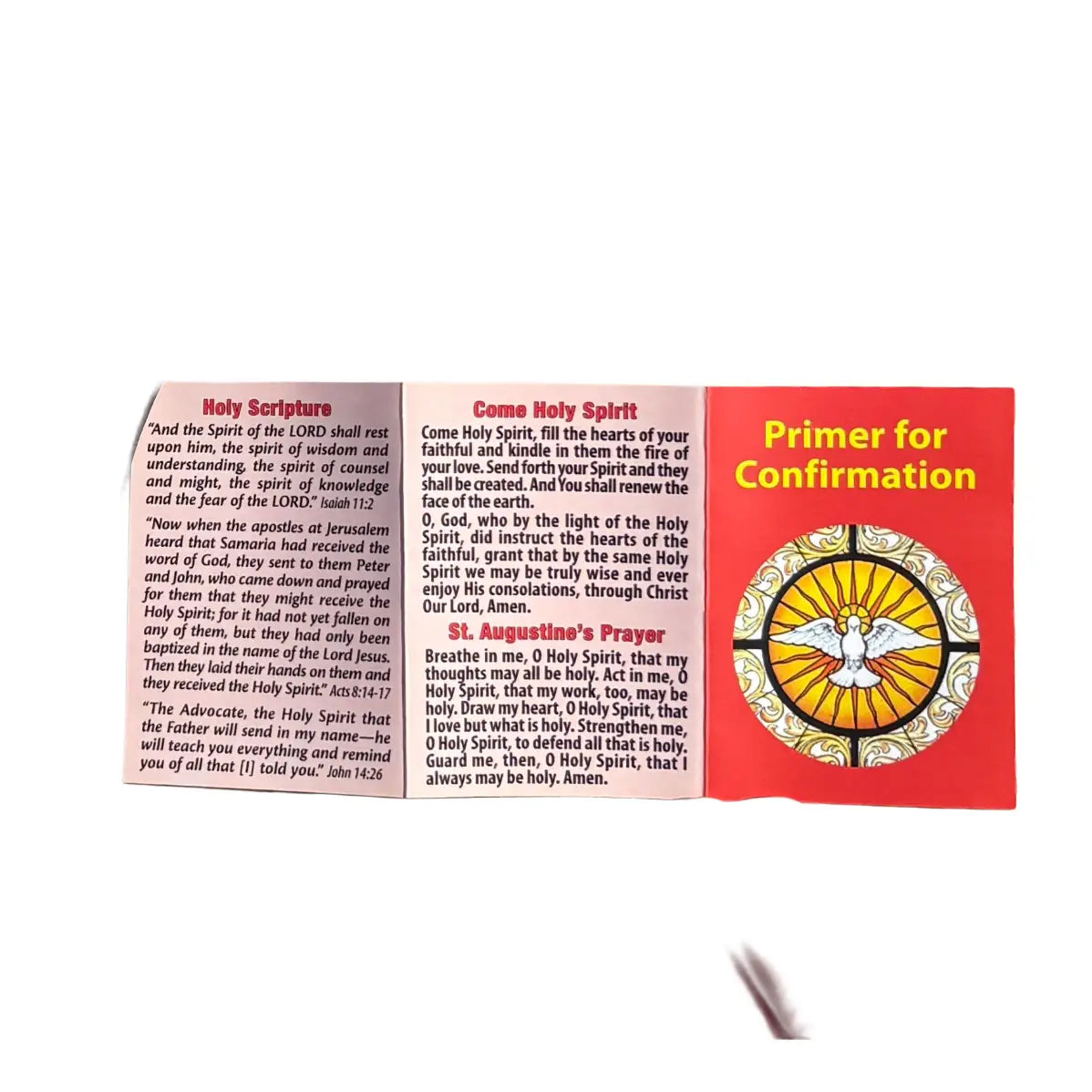 Primer for Confirmation Prayer Card Pamphlet    (25/pk)