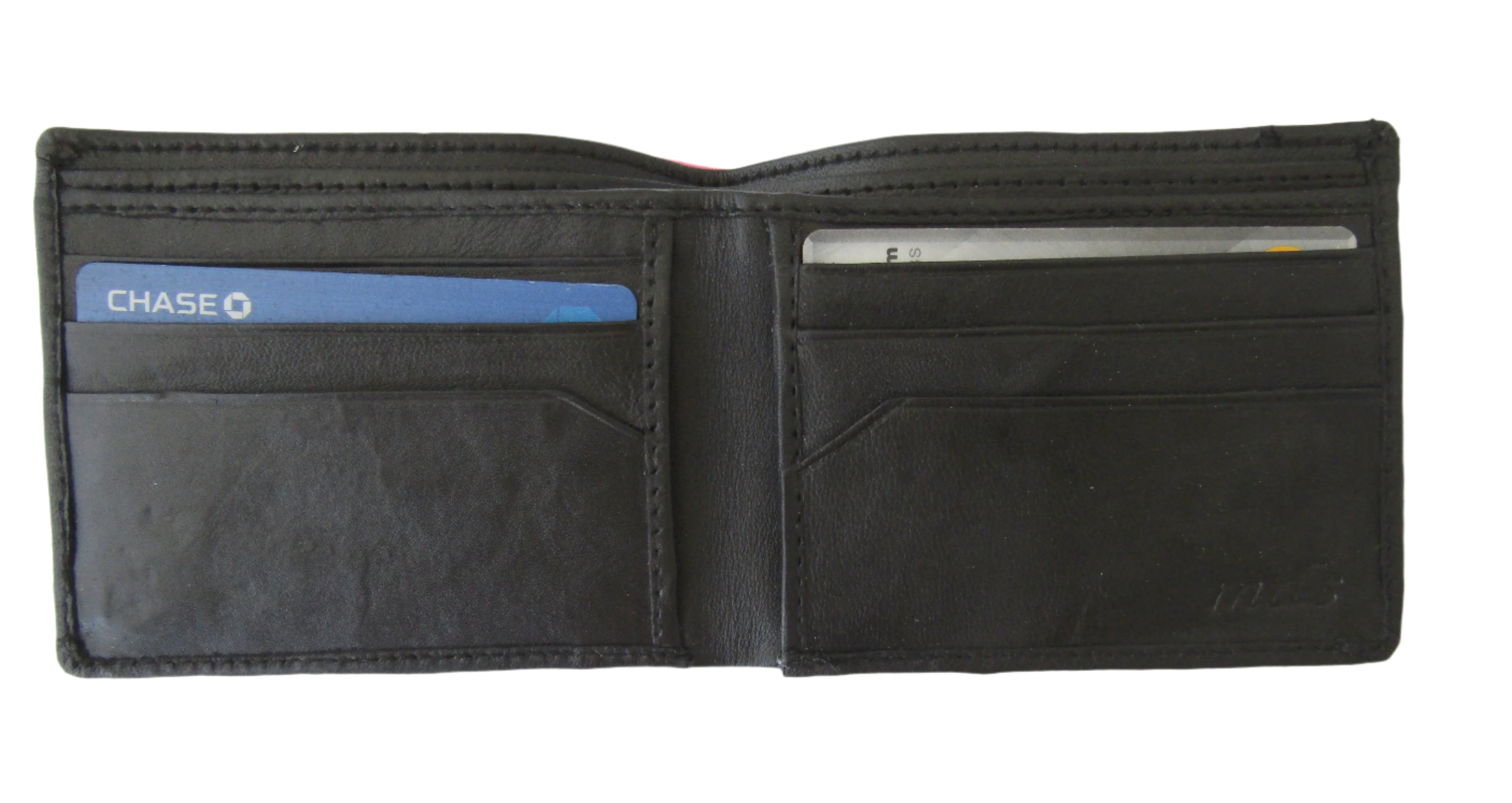 Leather Wallet w/ Brass Cross (9550/BC)