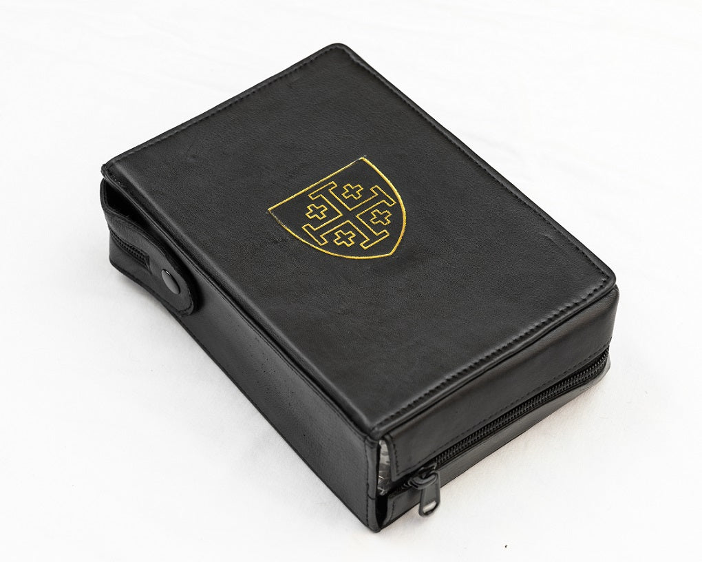 Jerusalem Cross Leather Missal Cover