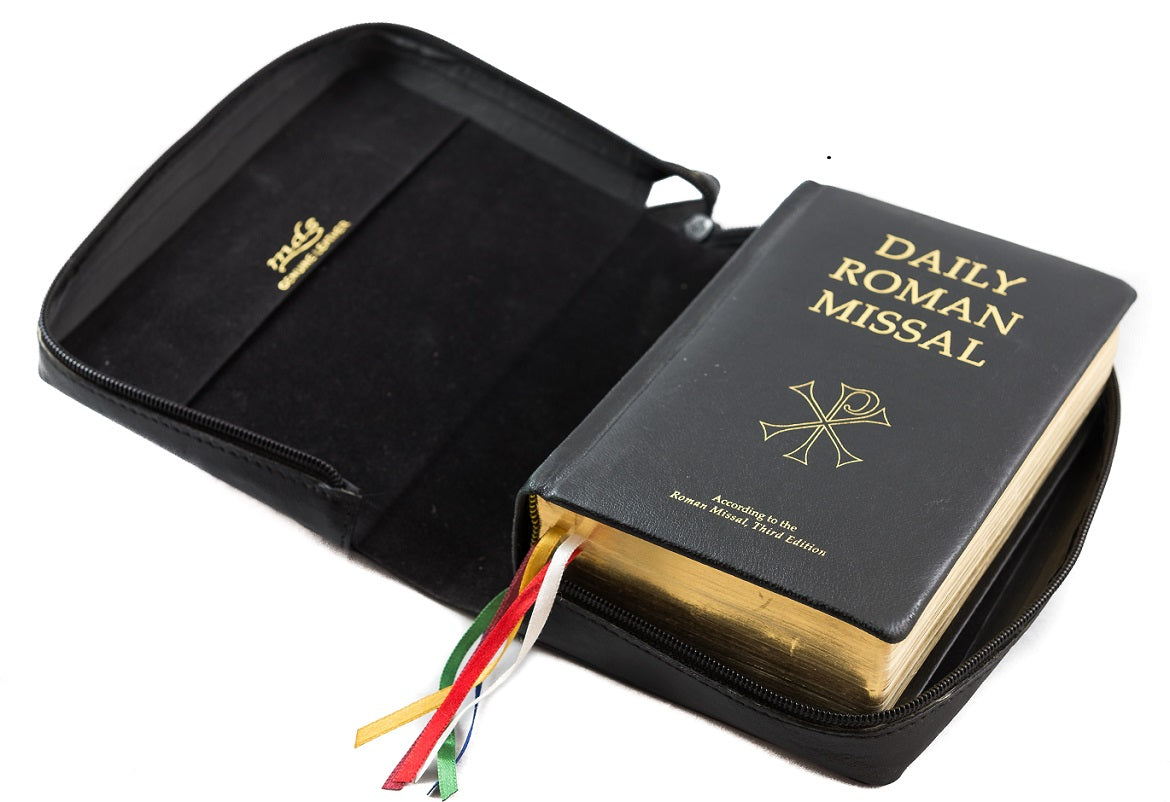 Jerusalem Cross Leather Missal Cover