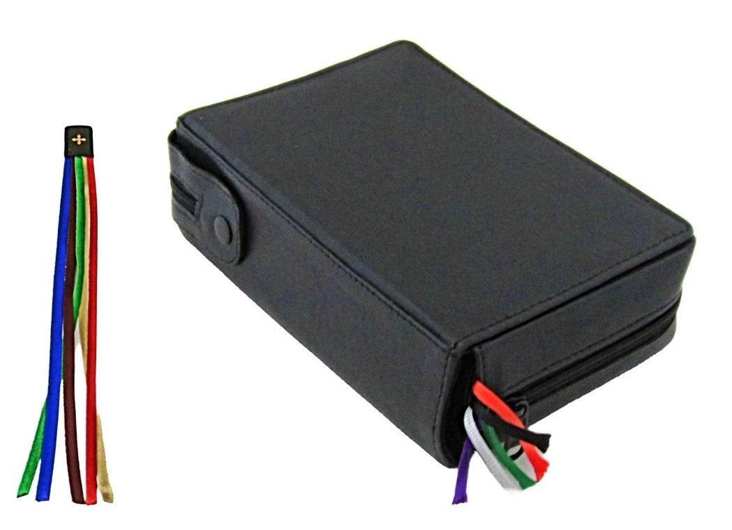 Leather Missal Cover w/ Brass Cross Leather Bookmark