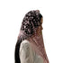Veil ~ Cherry Blossom - BURGUNDY 