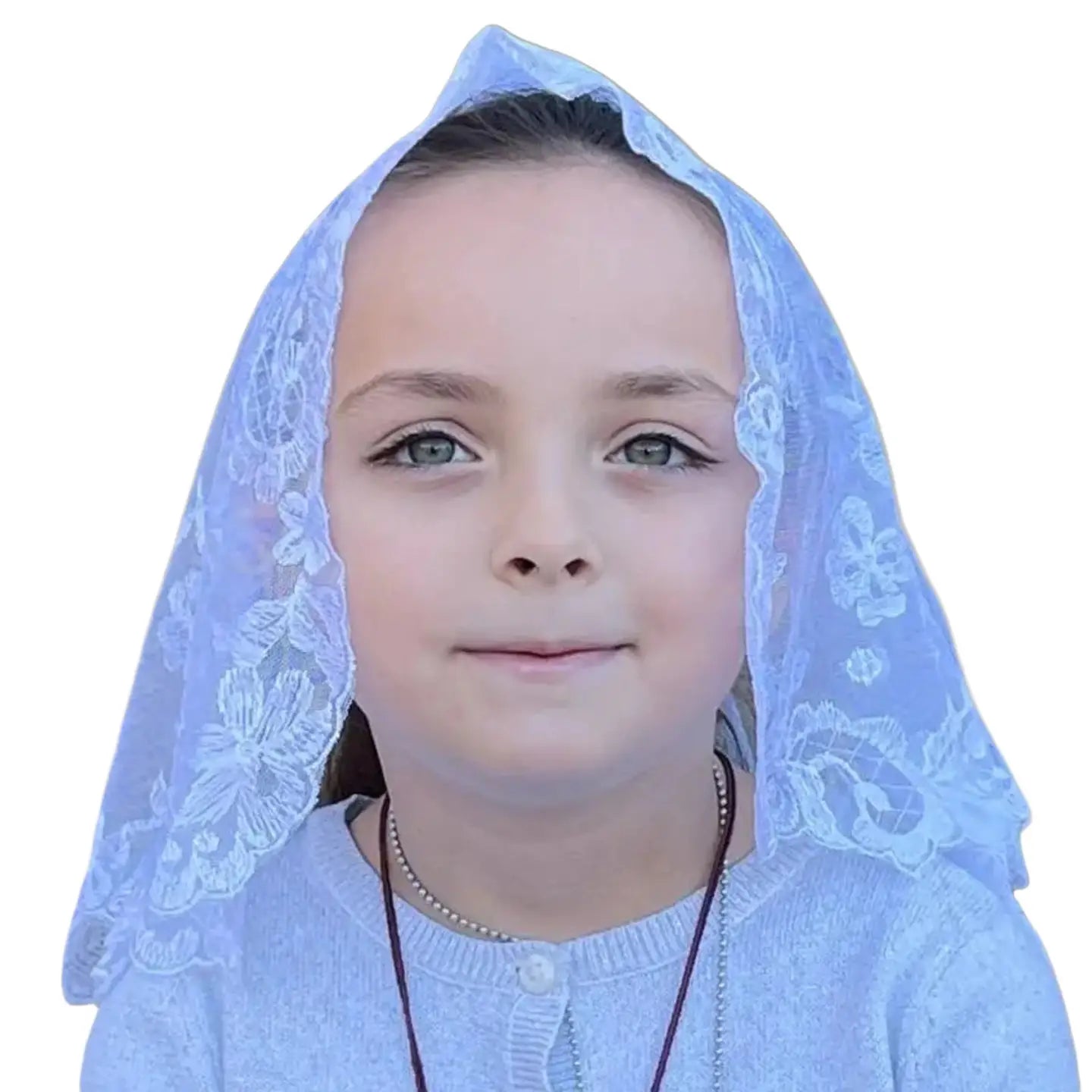 St. Philomena Jr's Veil - WHITE