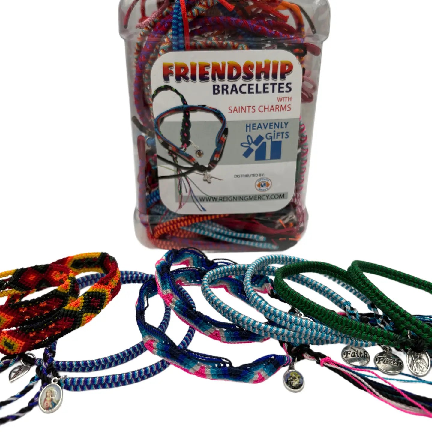 Friendship Bracelets Display 72 pcs