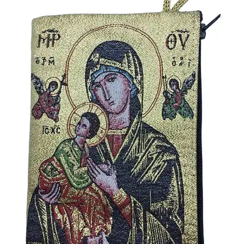 Our Lady of Perpetual Help II MD Rosary Pouch    4" x 6"