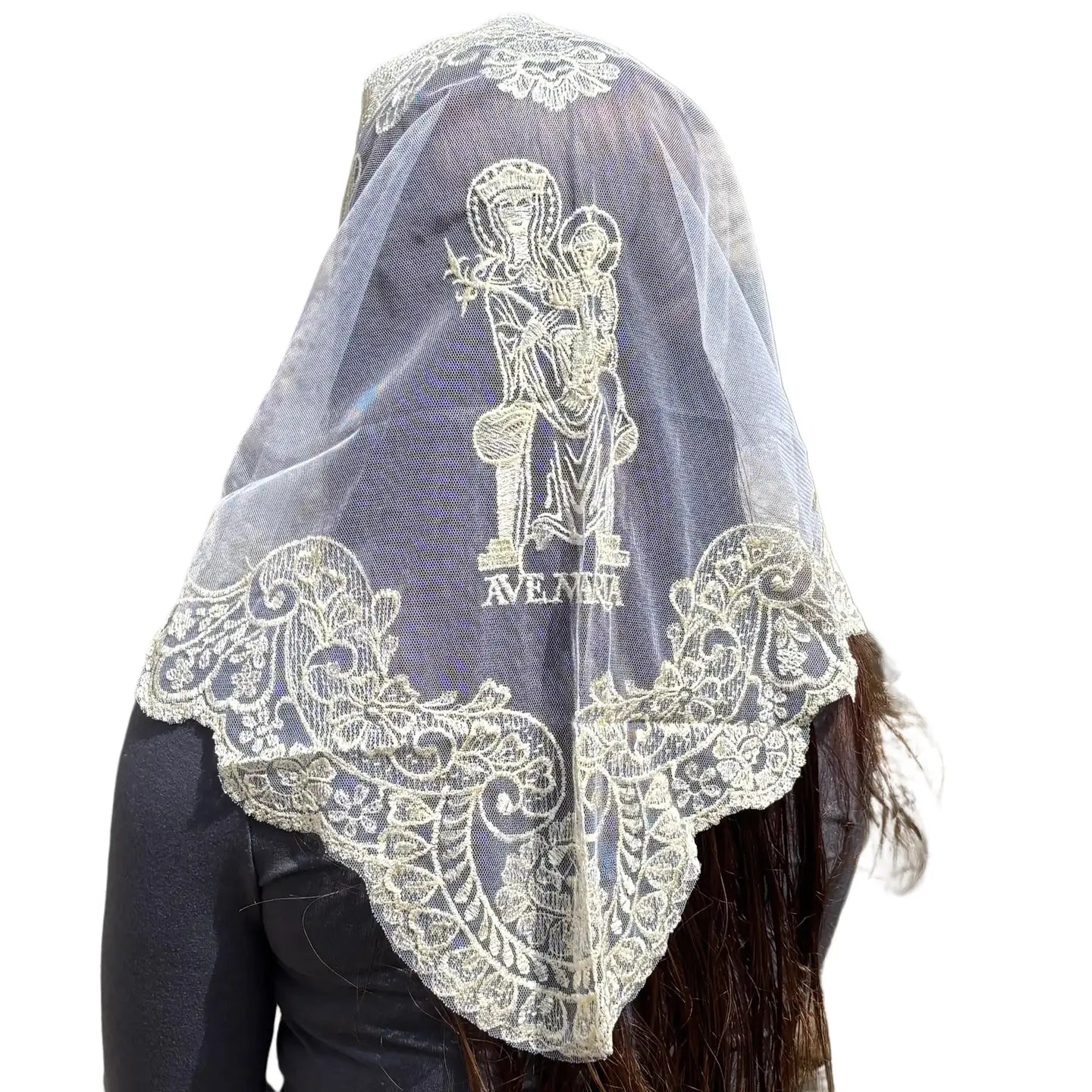 Ave Maria Veil - CREAM