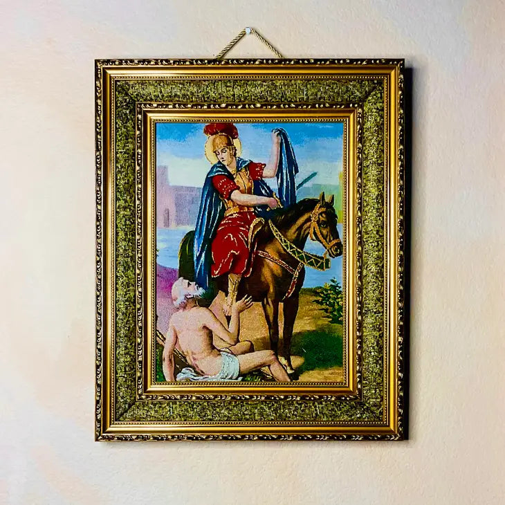 St. Martin of Tours   -Double Padded         (17" x 21")