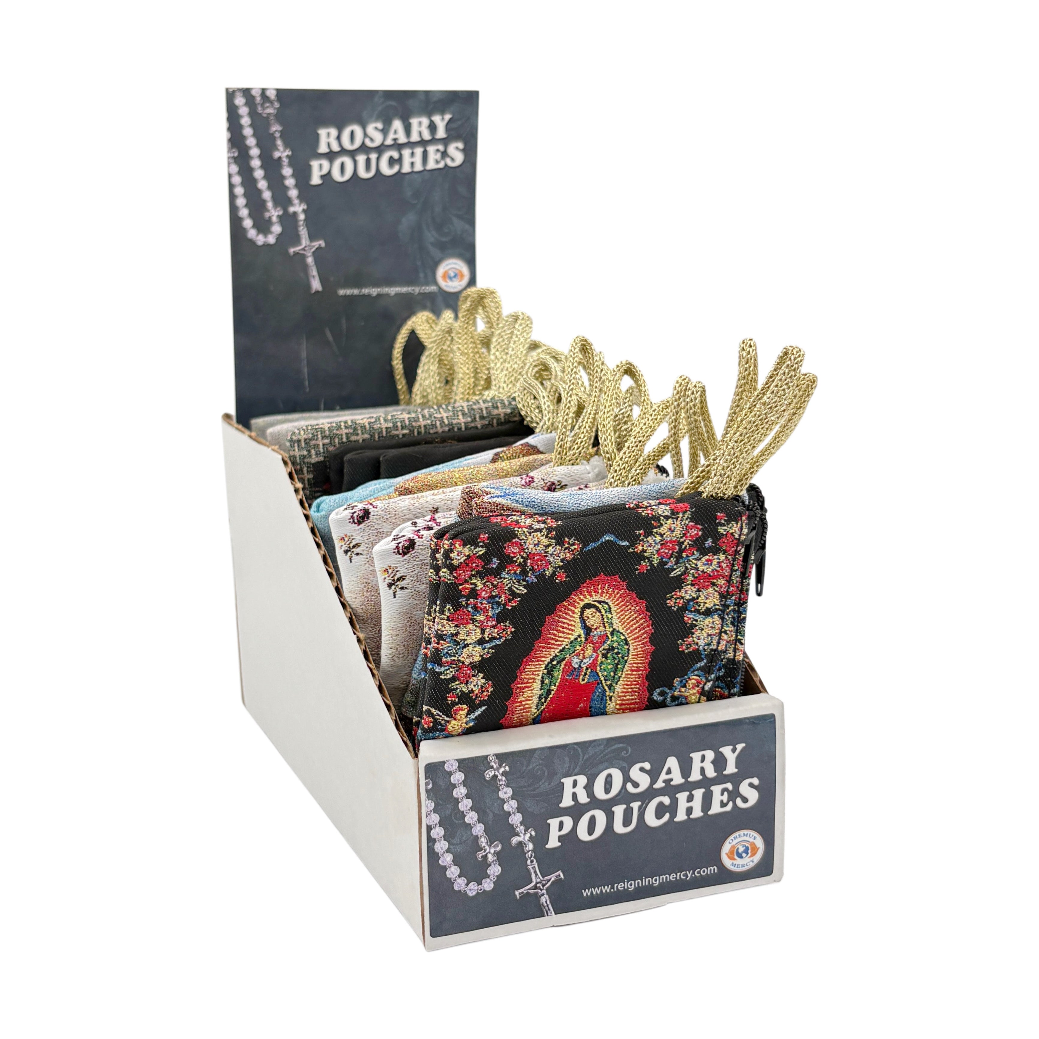 Rosary Pouch Display (SM Pouches)    36 pcs